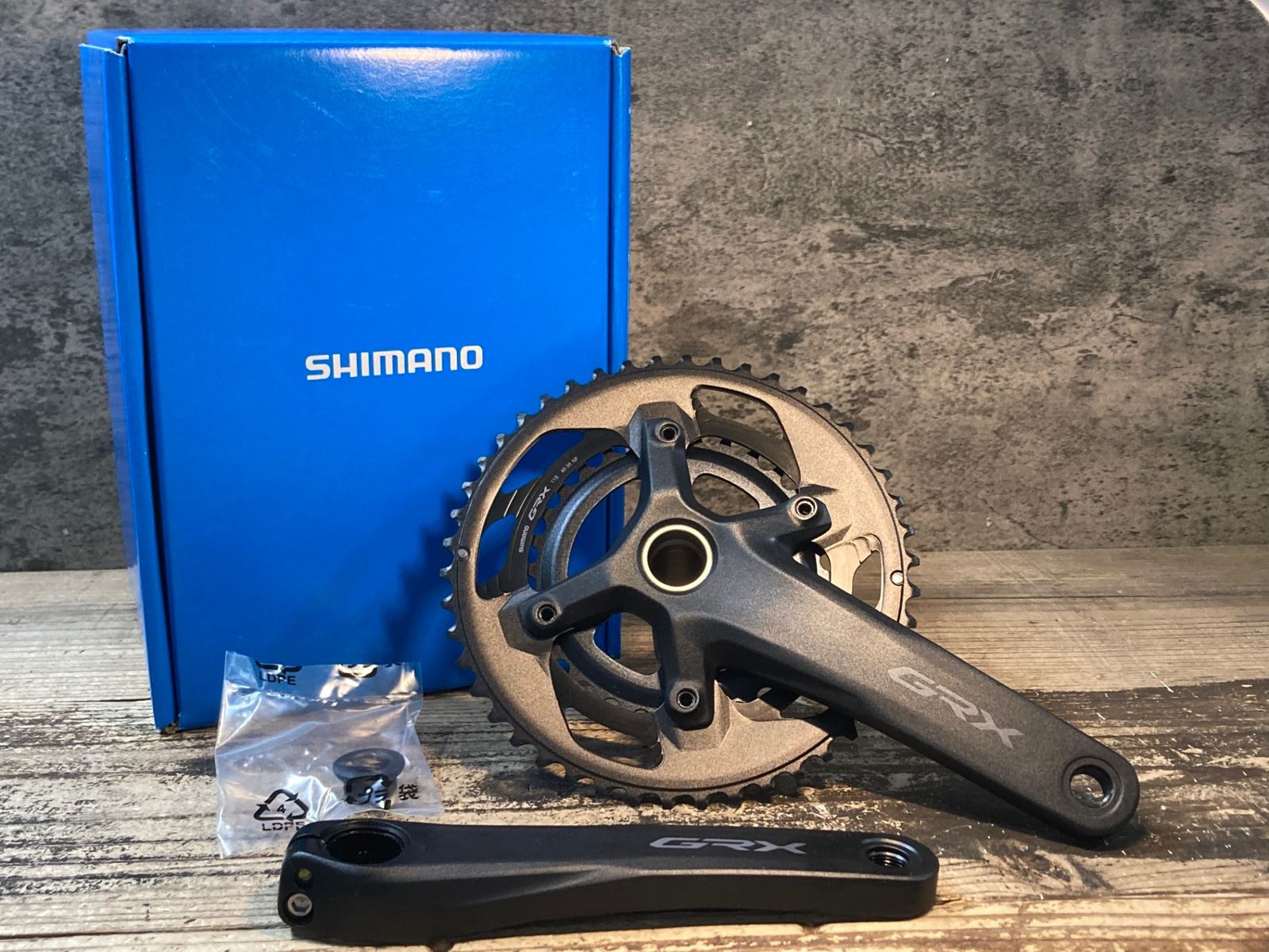 JR 273 SHIMANO GRX FC RX 600 クランクセット 46 30 T 170 mm 2 x 11 S