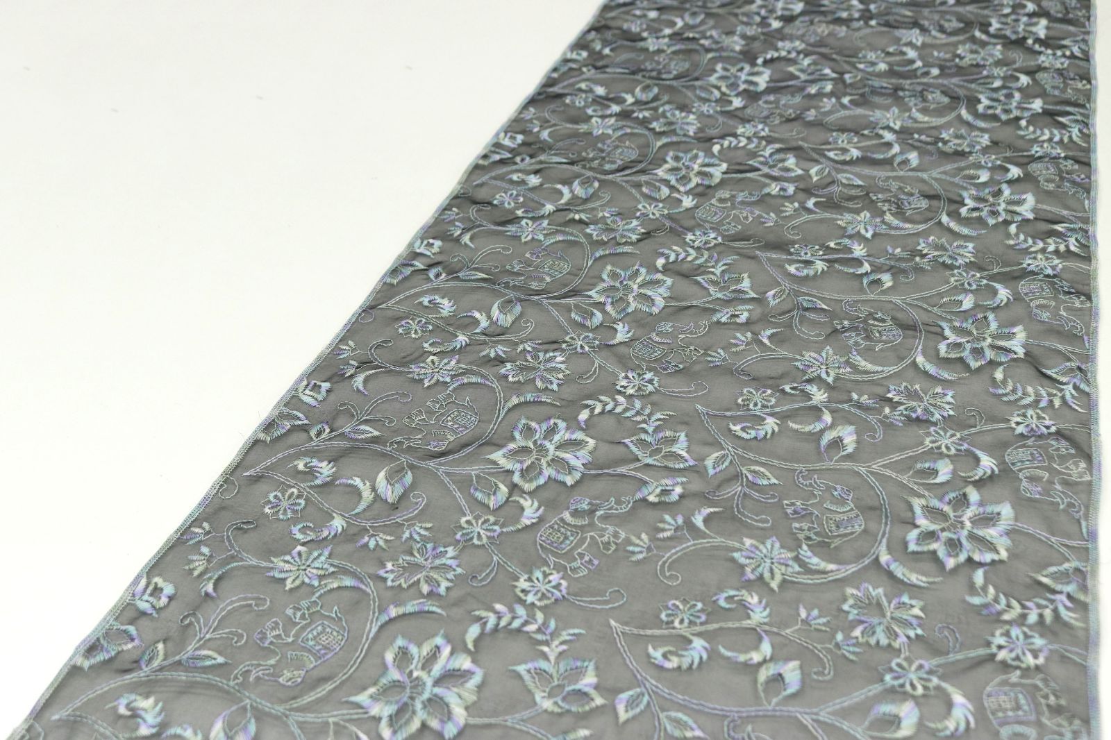  kta 2954 京都老舗染め工房 岡重 オーガンジー スリーシーズン コート お仕立て付き １ヶ月半～２ヶ月で発送 紬 着物