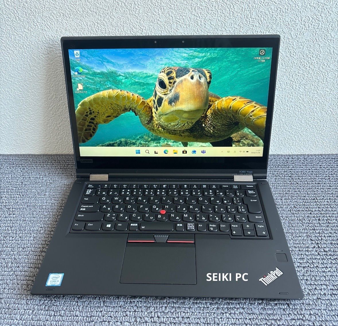 LENOVO X380 yoga Corei5 8250U 8GB SSDタッチ lenovo thinkpad X380 Yoga i5-8250U メモリ8GB SSD 256GB 顔、指紋