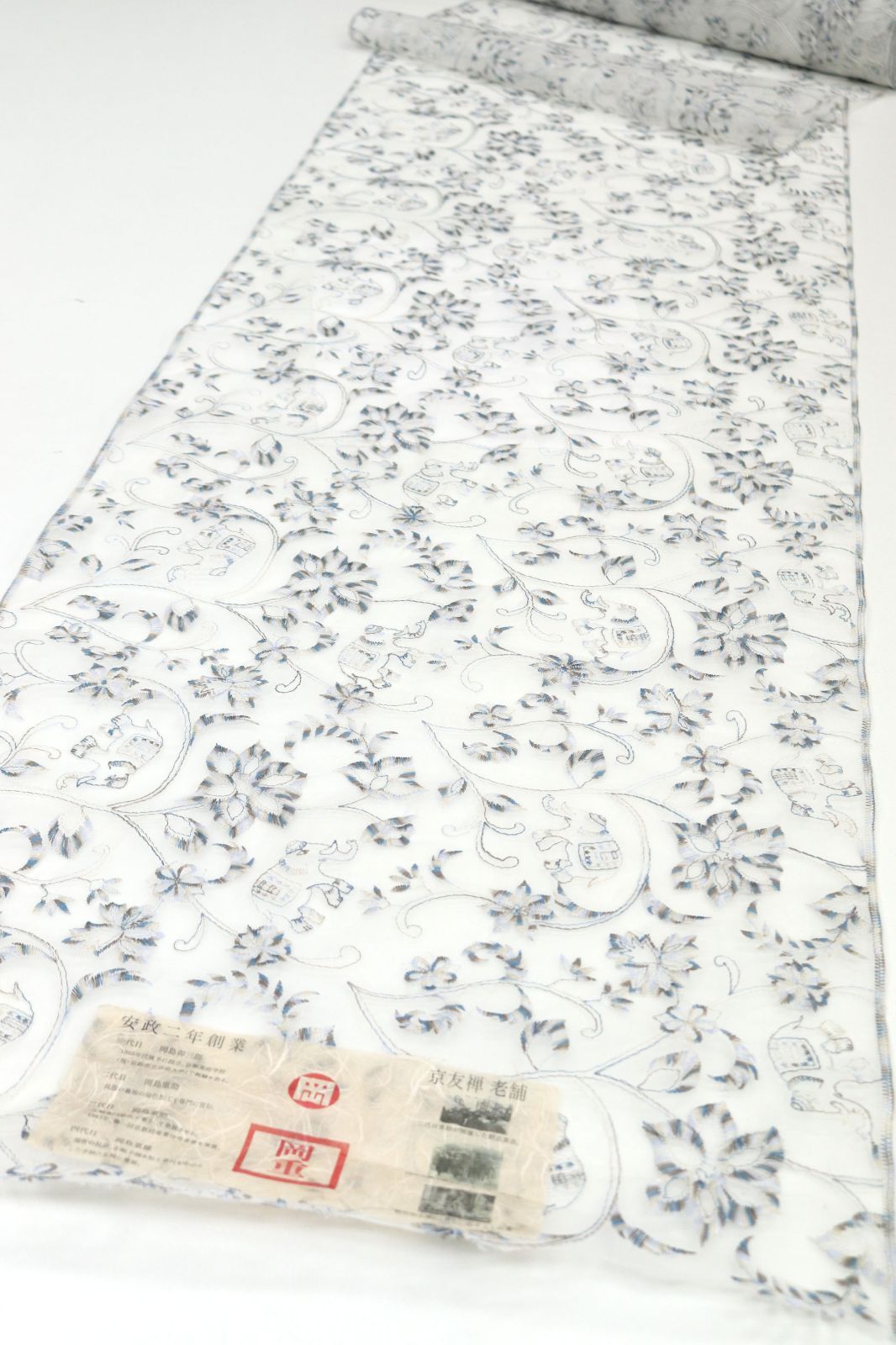 kta 2955 京都老舗染め工房 岡重 オーガンジー スリーシーズン コート お仕立て付き １ヶ月半～２ヶ月で発送