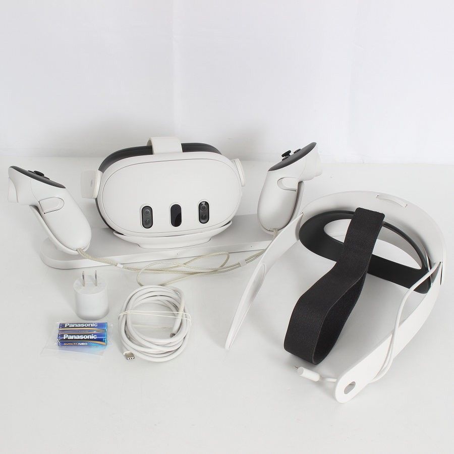Meta Quest 3 512 GB バッテリー付きEliteストラップ 充電ドック付属 VR ヘッドマウントディスプレイ ヘッドセット メタクエスト3 899 00594 01 Oculus 本体