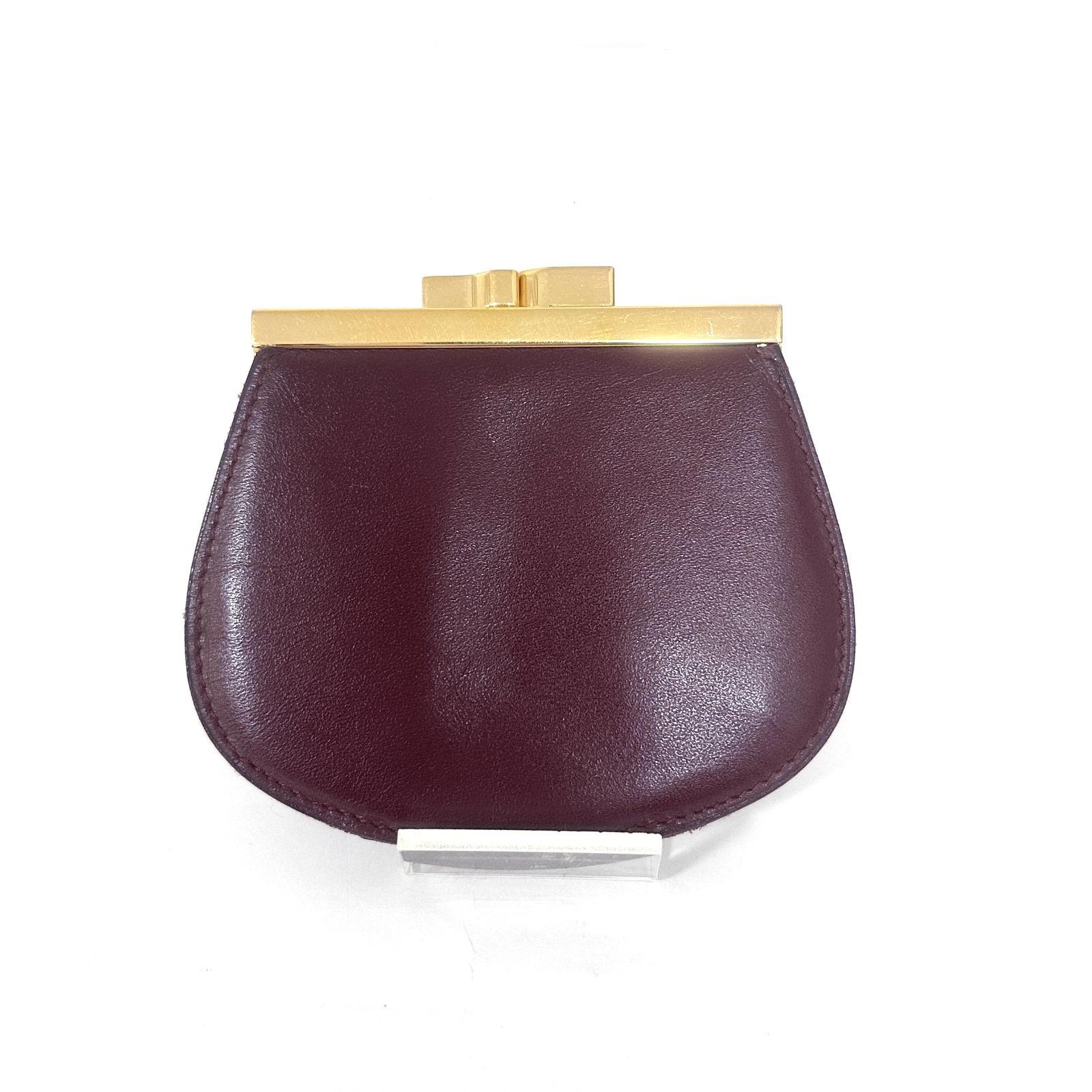 SD4796 Cartier カルティエ マストライン ボルドー レザー がま口