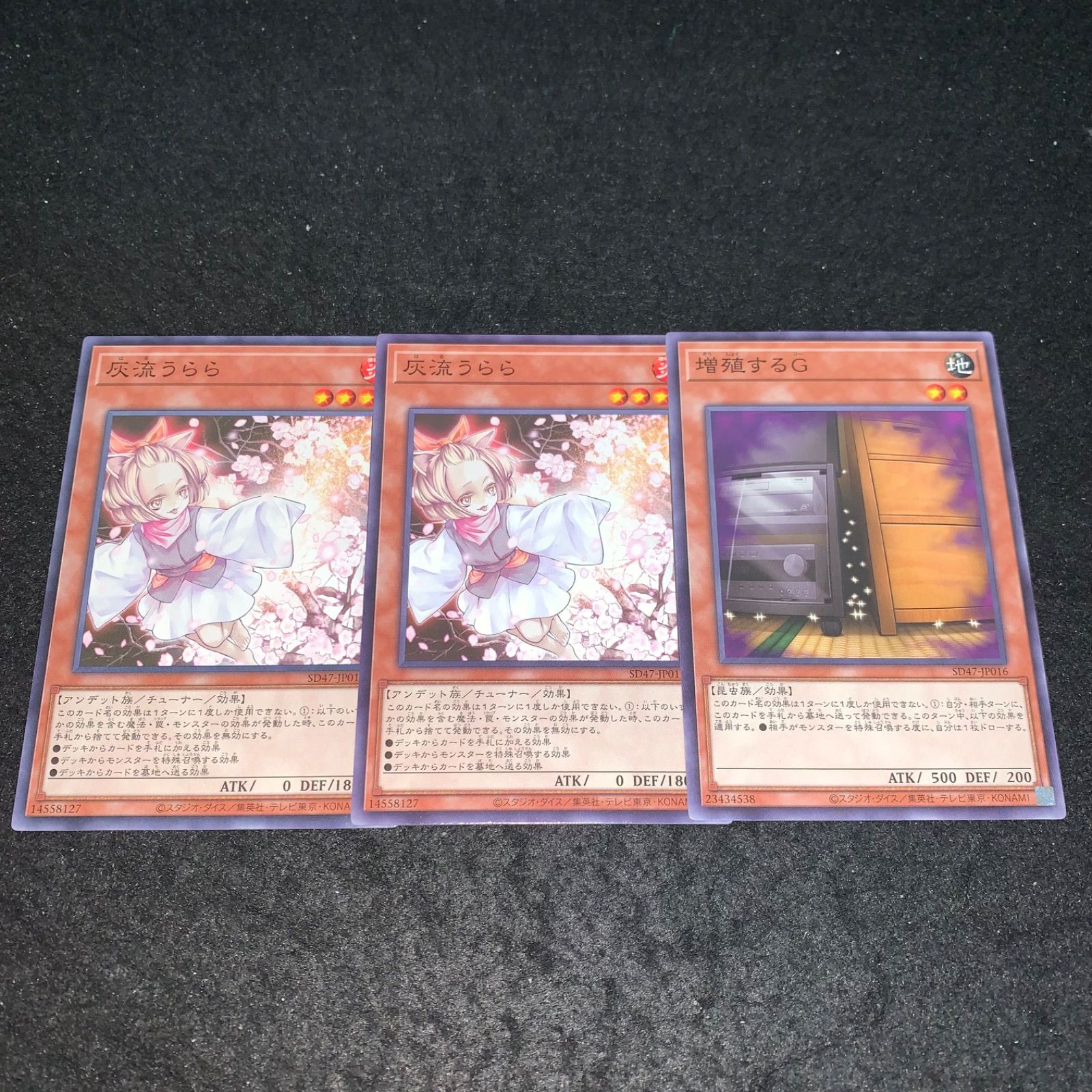 遊戯王 No.4569 灰流うらら 増殖するG 計3枚 SD47 - メルカリ