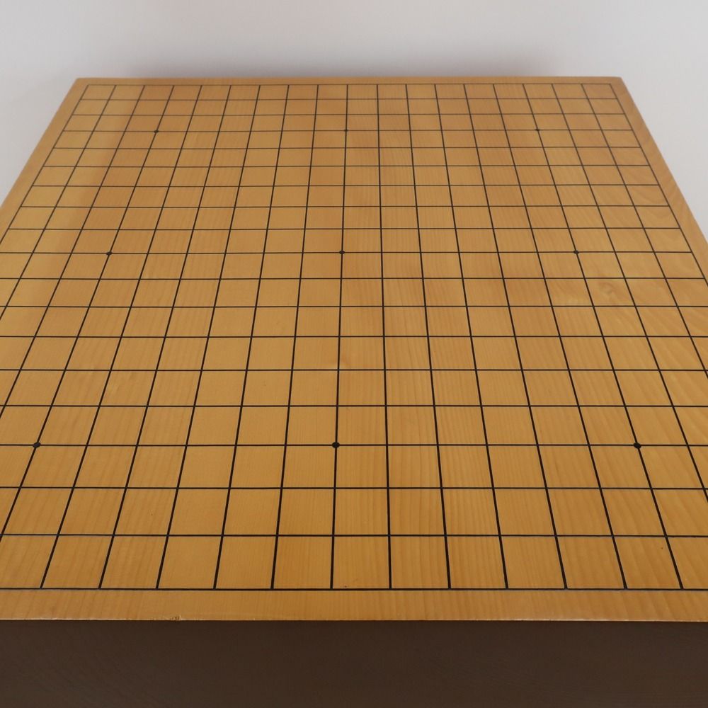国産 本榧(かや) 碁盤 脚付き 囲碁盤 盤厚み 約16.5cm _ その他雑貨