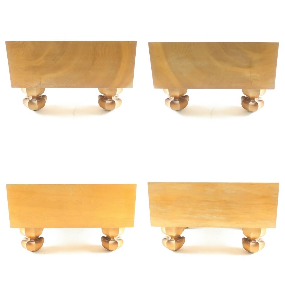 国産 本榧(かや) 碁盤 脚付き 囲碁盤 盤厚み 約16.5cm _ その他雑貨