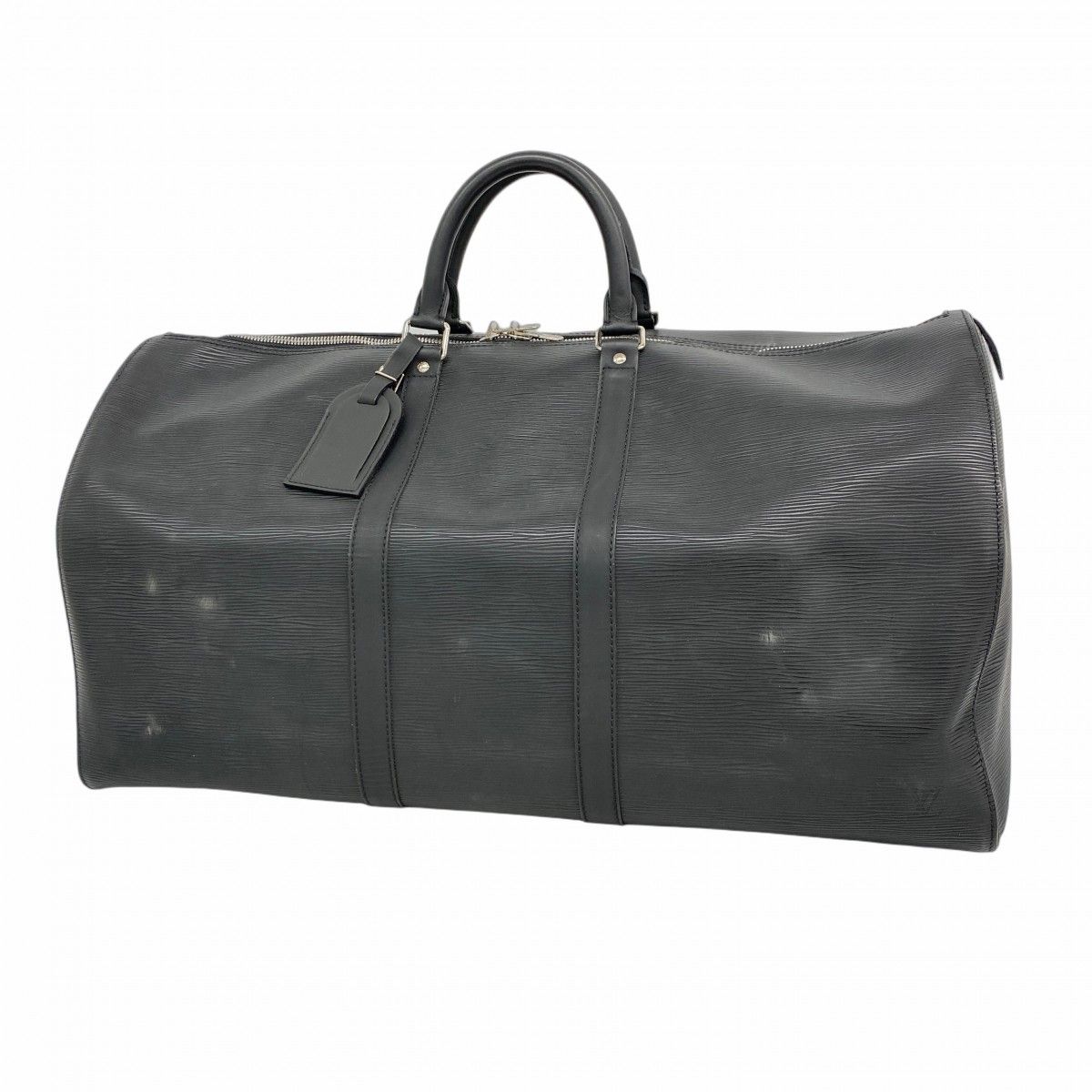 5 pe 7129 k ルイヴィトン ボストンバッグ エピ キーポル55 M 59142 ノワール メンズ レディース ユニセックス