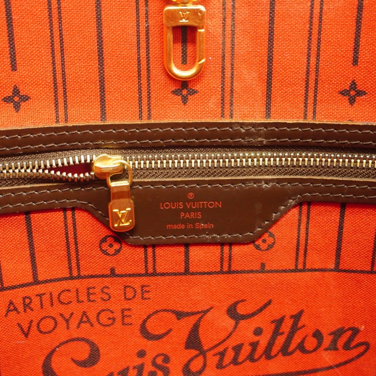 5pe6902】ルイヴィトン トートバッグ ダミエ ネヴァーフルMM N51105