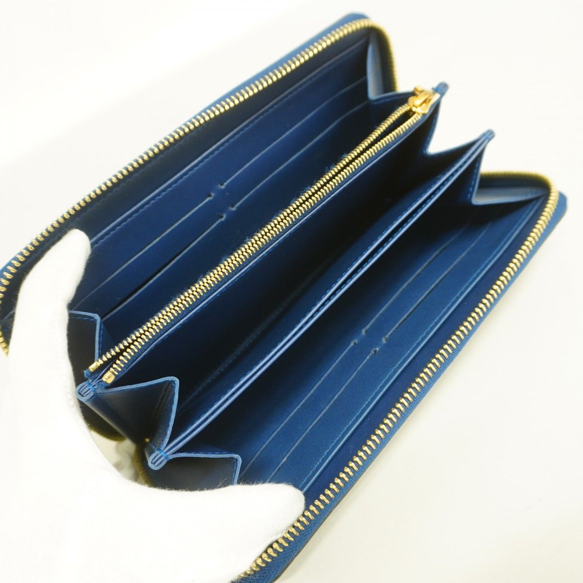 5pe6953-k】ルイヴィトン 長財布 ヴェルニ ジッピーウォレット M90047