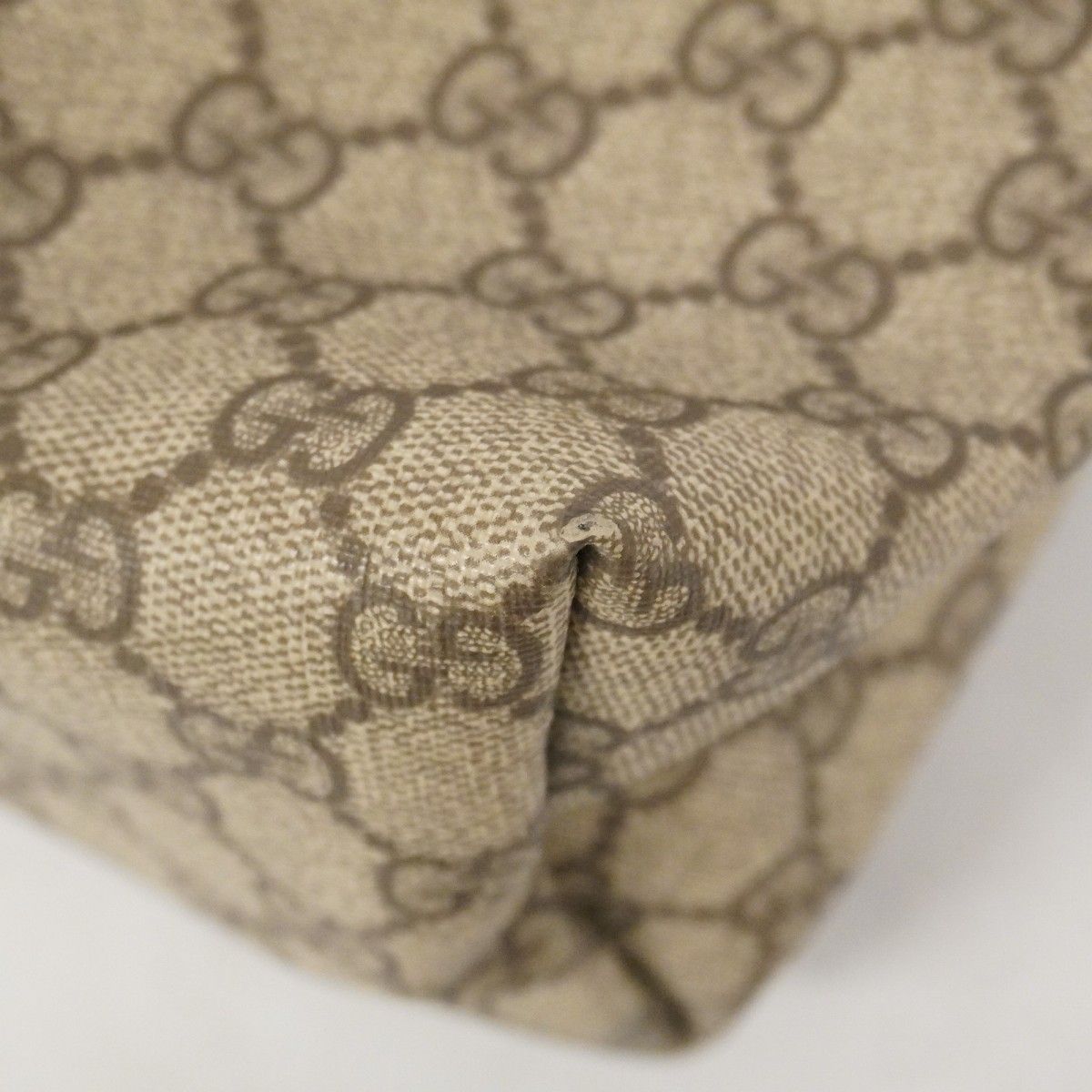 5pe6968-k】グッチ トートバッグ GGスプリーム 223668 PVC ブラウン