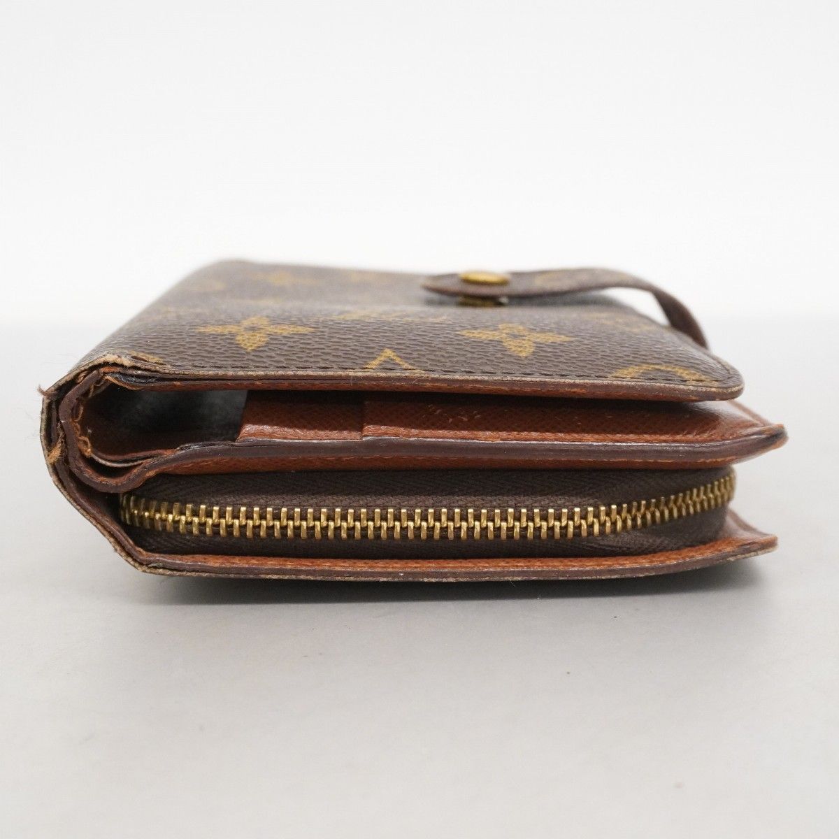 5pe6971-k】ルイヴィトン 財布 モノグラム ポルトパピエジップ M61207