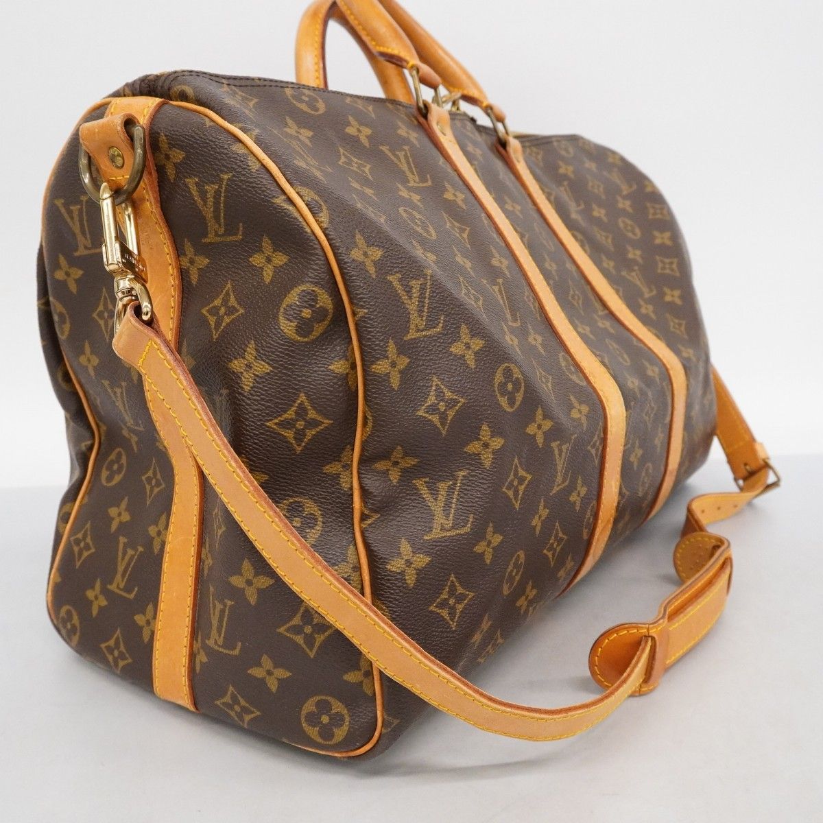 5pe6999】ルイヴィトン ボストンバッグ モノグラム キーポルバンド