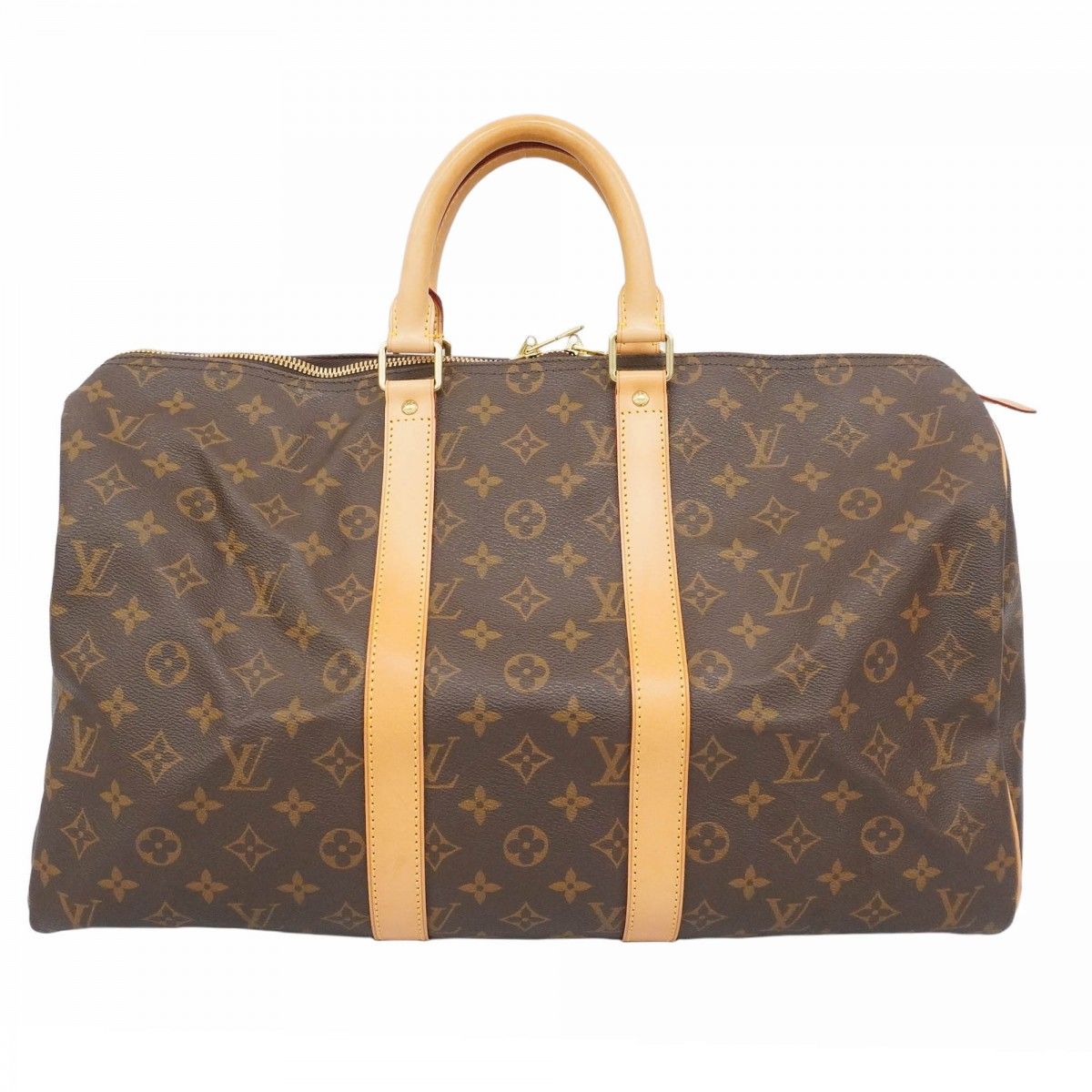 5 pe 7011 ルイヴィトン ボストンバッグ モノグラム キーポル45 M 41428 ブラウン メンズ レディース ユニセックス