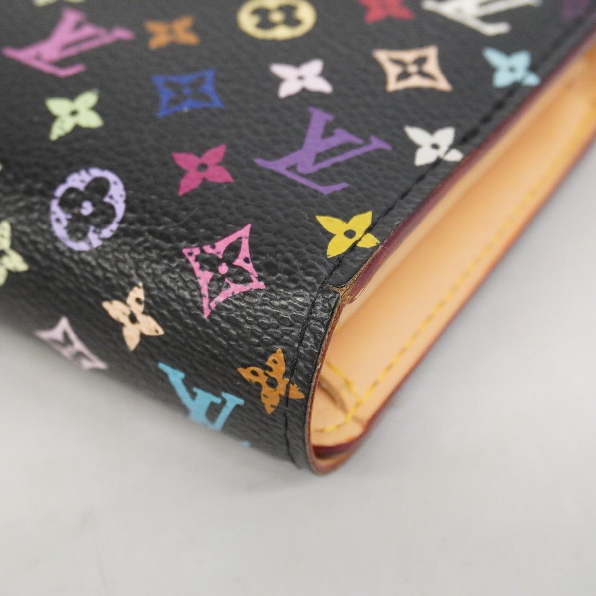 5pe7057-k】ルイヴィトン 三つ折り財布 モノグラム・マルチカラー