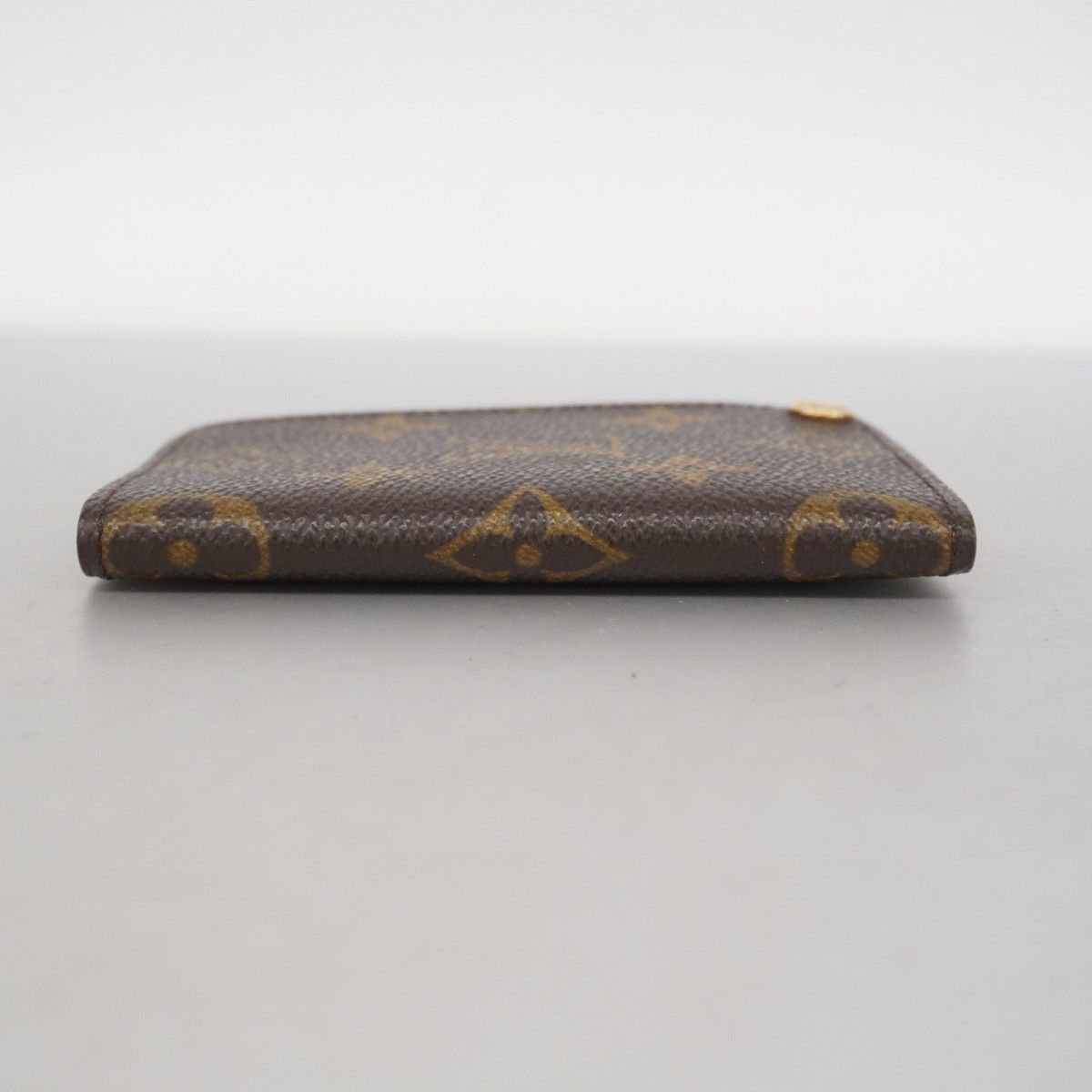 5 pe 7061 k ルイヴィトン カードケース モノグラム ポルトカルトクレディプレッシオン M 60937 ブラウン メンズ レディース ユニセックス