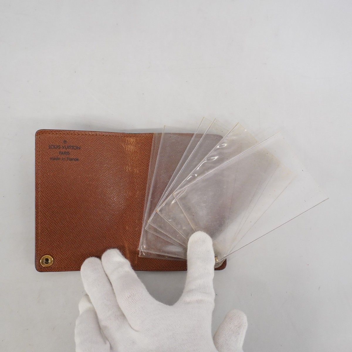 5pe7061-k】ルイヴィトン カードケース モノグラム ポルトカルト