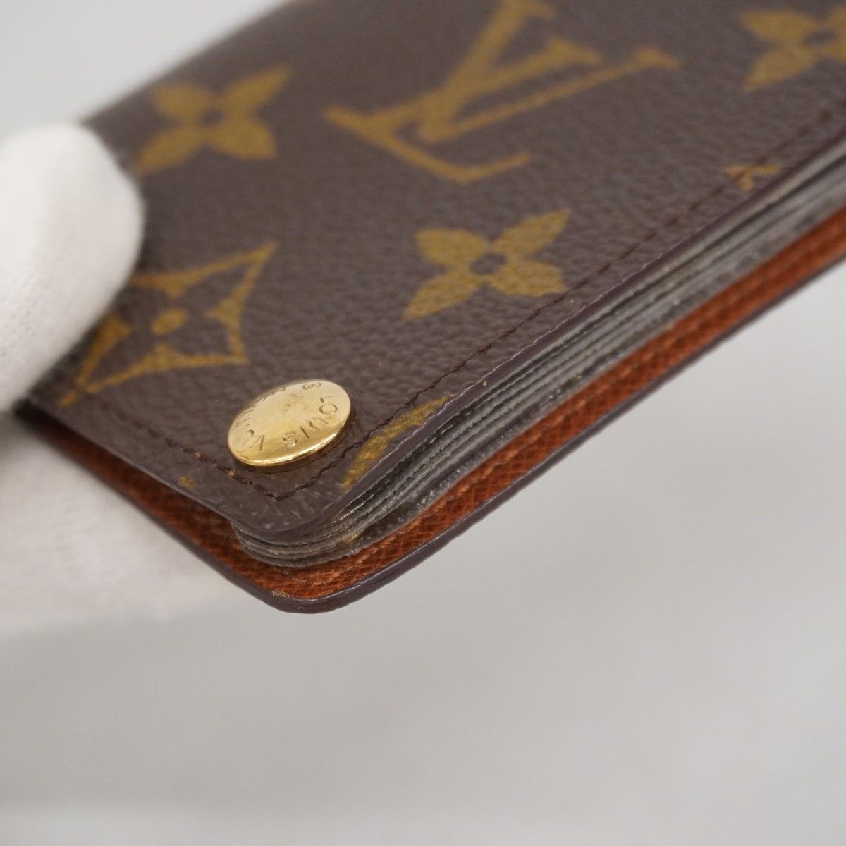 5pe7061-k】ルイヴィトン カードケース モノグラム ポルトカルト