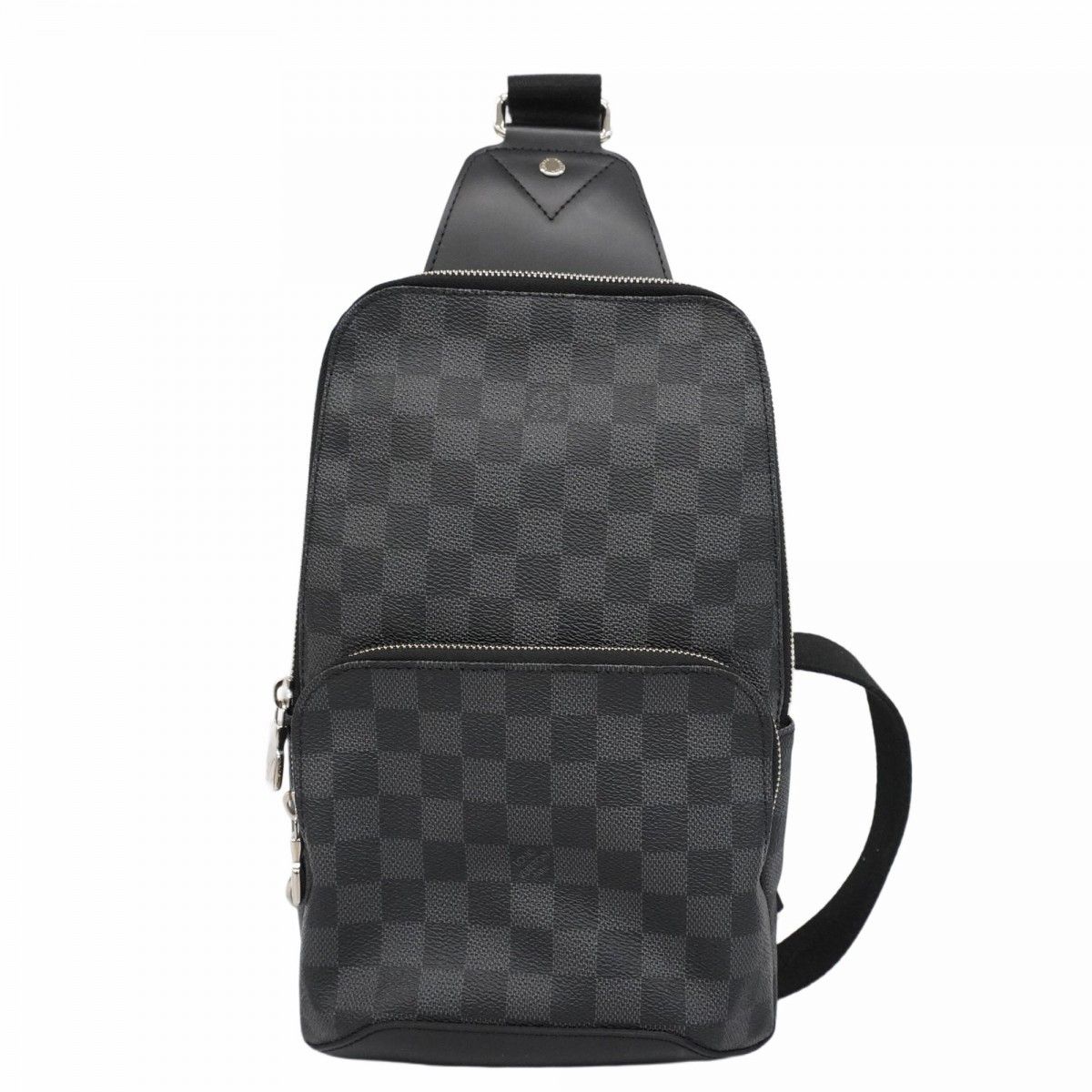 5 pe 7065 k ルイヴィトン ボディバッグ ダミエ グラフィット アヴェニュースリングバッグ N 41719 ブラック メンズ