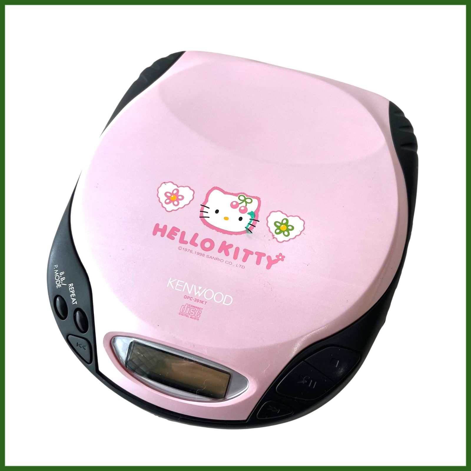 ジャンク○KENWOOD/ケンウッド○ ハローキティ CDプレーヤー DPC-391KT