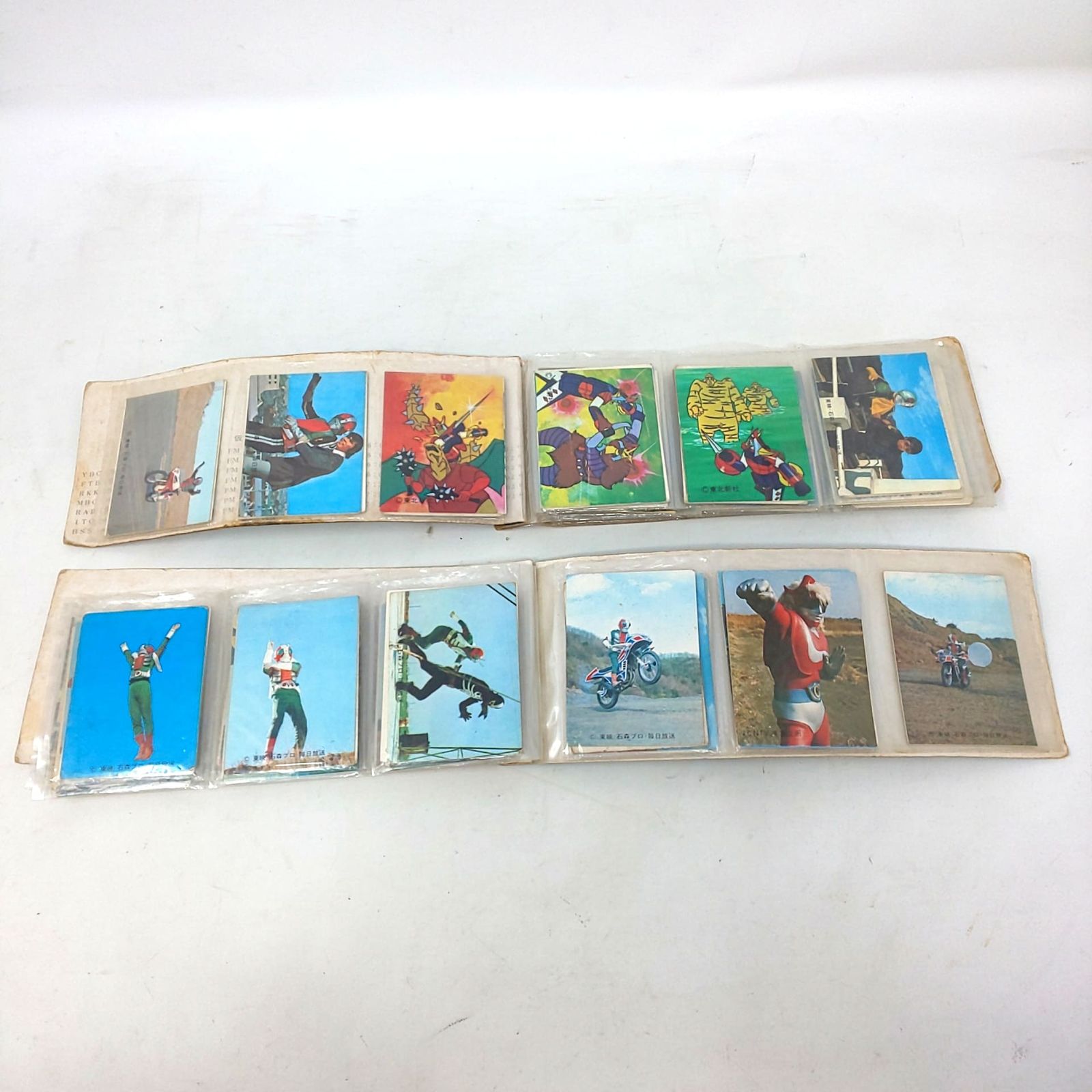 1399A-05 仮面ライダー カードアルバム 2冊まとめ カルビー製菓 昭和
