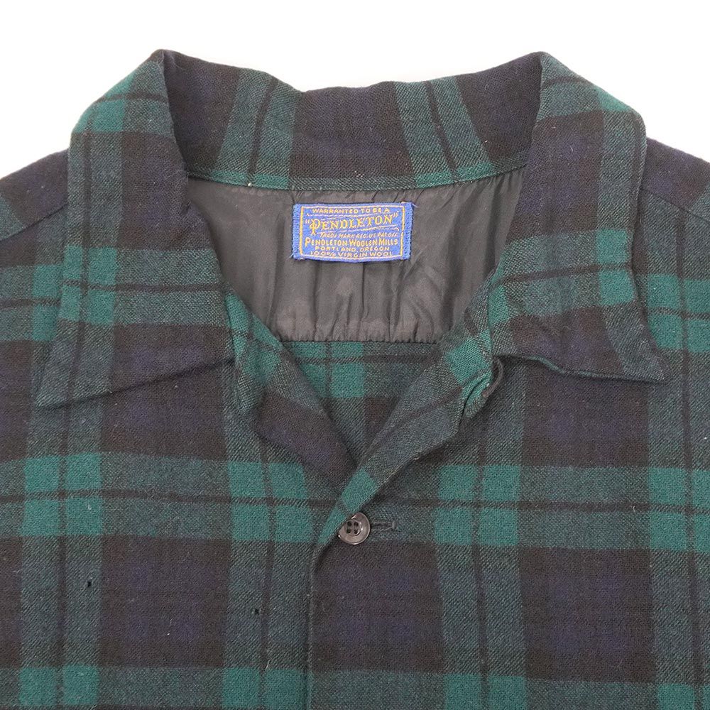ペンドルトン PENDLETON 60s 60年代 オープンカラー ウールシャツ