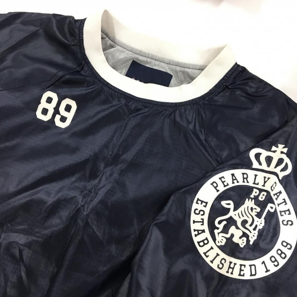 美品】パーリーゲイツ スニード ネイビー 千鳥格子 蓄熱裏地 ブルゾン