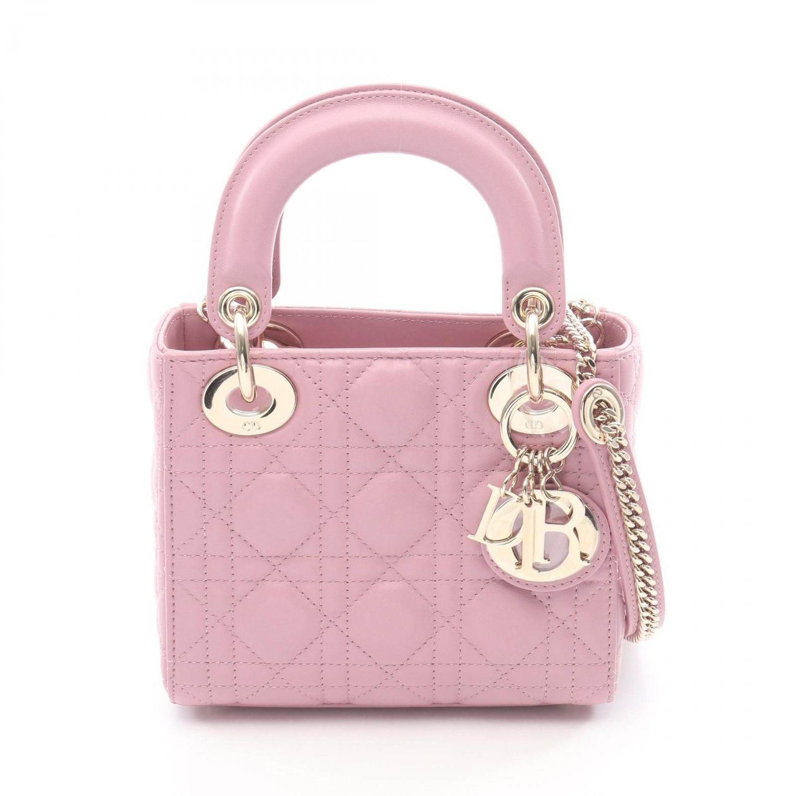 ディオール Dior ハンドバッグ レディディオール ミニ カナージュ