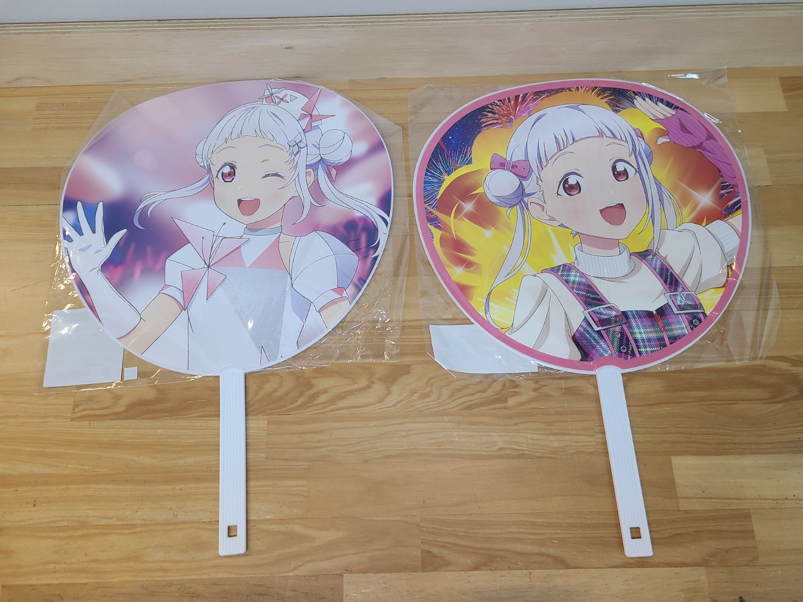 未開封 ラブライブ！スーパースター!! 嵐 千砂都 ビッグうちわ 2種