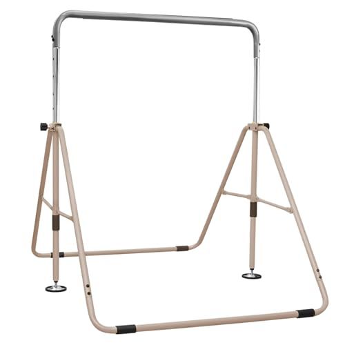YouTen ユーテン さか上がり 鉄棒 調整 子供用 てつぼう 高さ 折り畳み キッズ 室内 ブルー 鉄棒ベージュ m