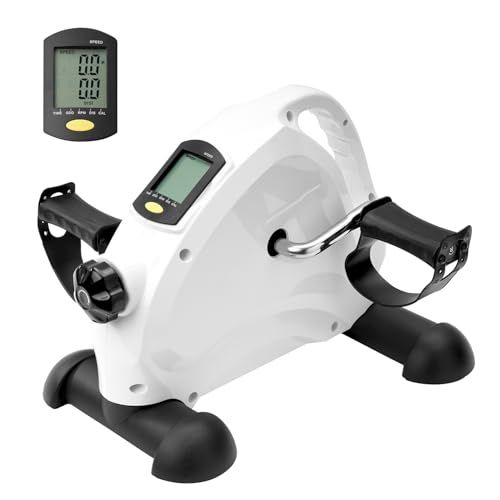 elittle フィットネスバイク エアロバイク ミニ 足漕ぎ 静音 負荷調整 小型 室内 家庭用 高齢者向け 年寄り 2 way エクササイズ コンパクト 組み立て簡単 足だけ 足を鍛える 器具 ルームバイク ダイエット器具 家でできる ダイエット m