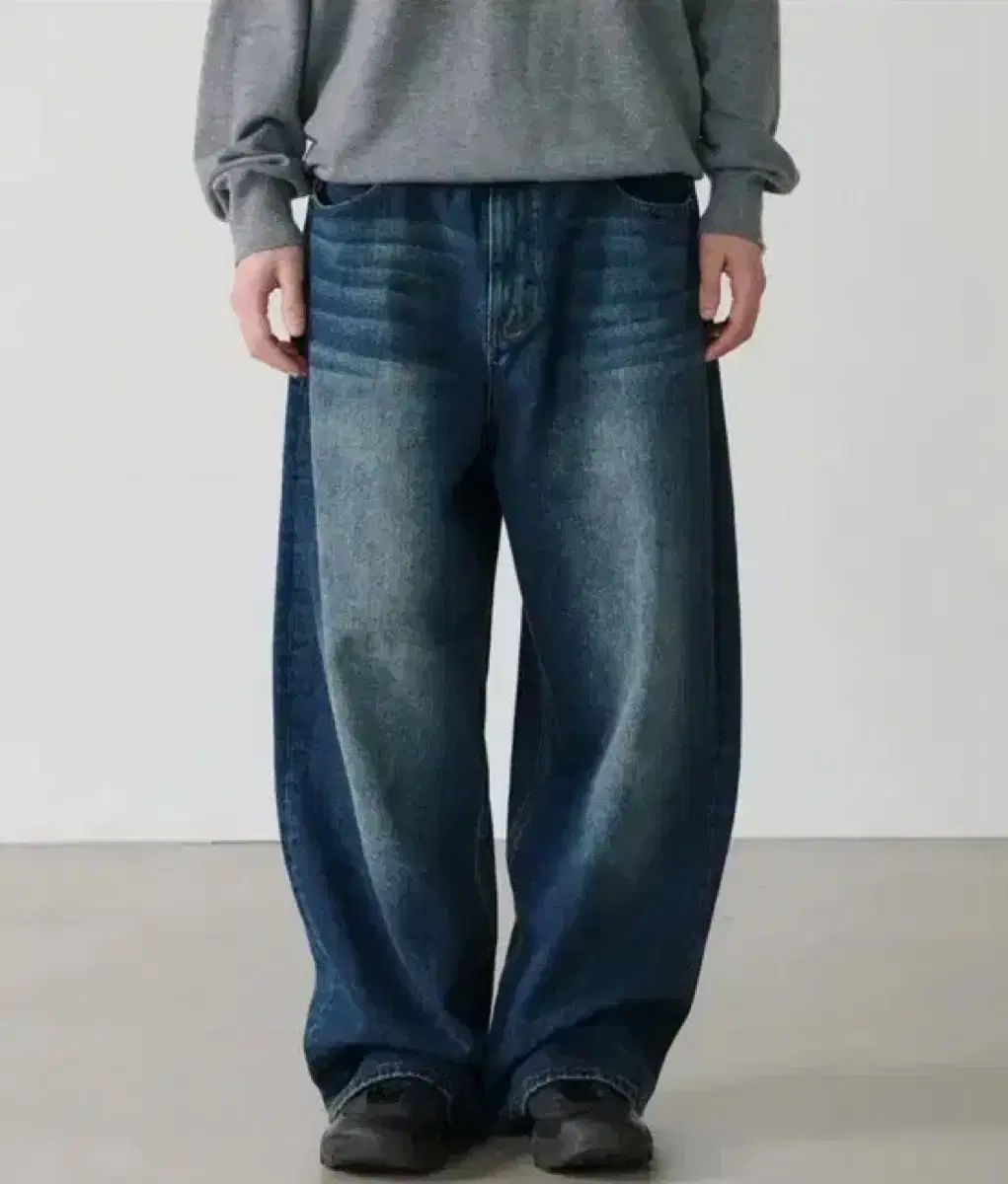 NOUN ナウン ワイド デニムパンツ