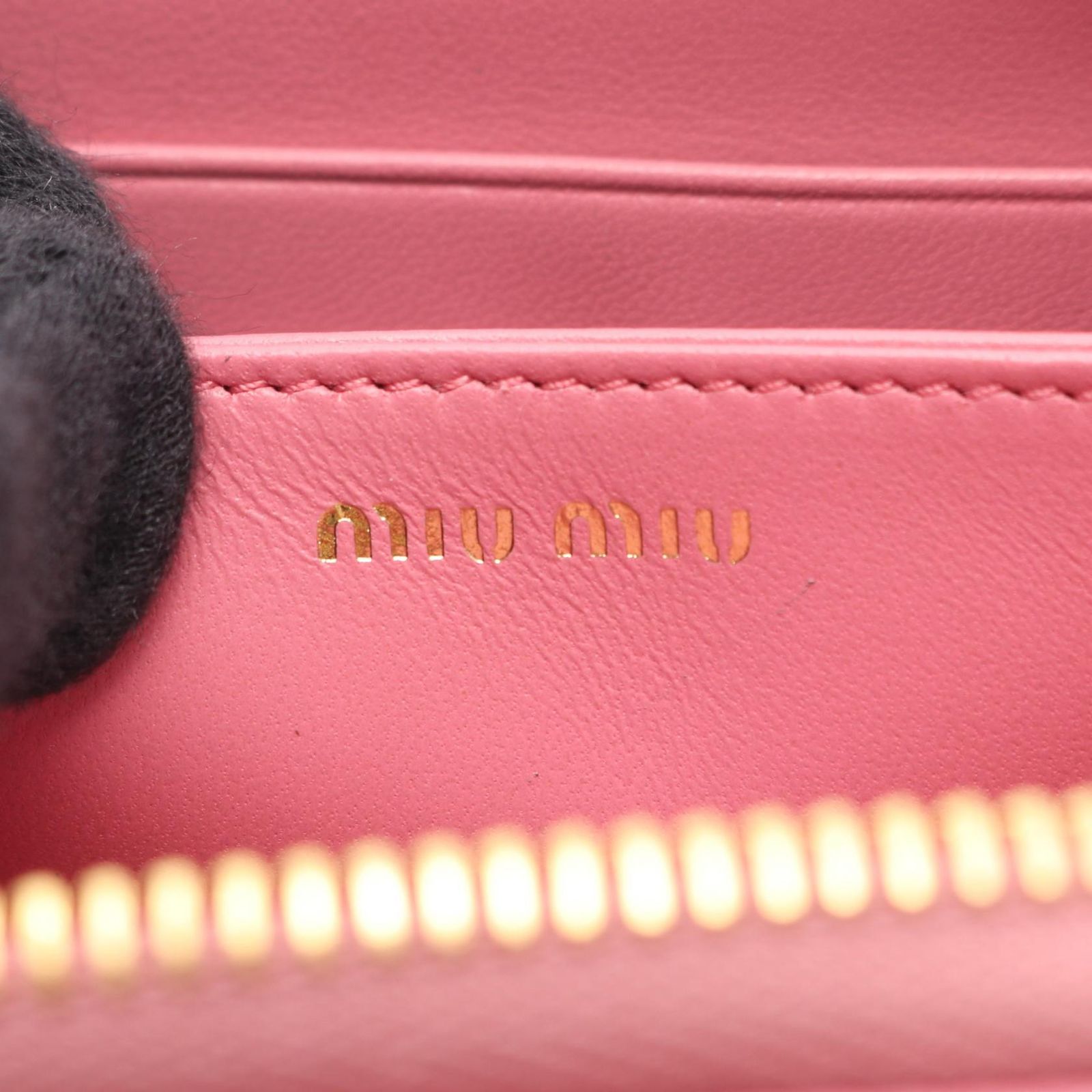  ミュウ Miu コインケース マテラッセ ベゴニア レザー レディース コインケース 小銭入れ 小物