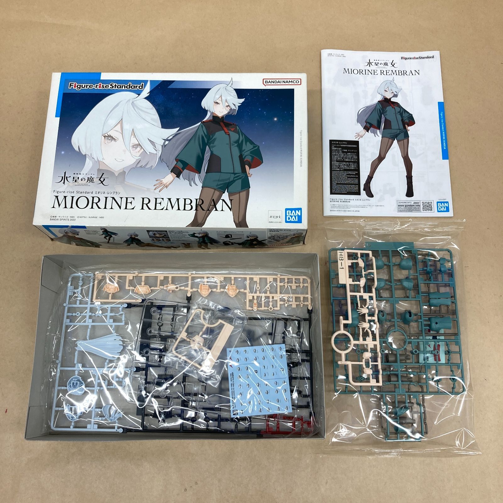 バンダイ フィギュアライズ スタンダード 水星の魔女 スレッタ ミオリネ チュチュ ニカ プラモデル 未組立品 M 3875 003