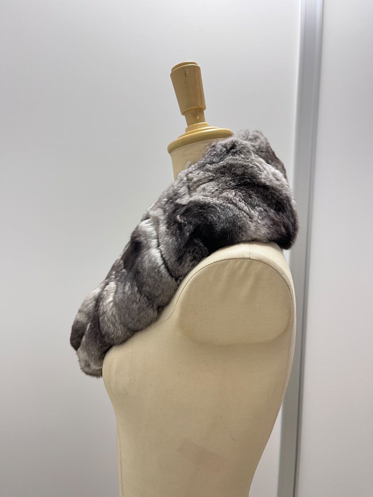 チンチラファーショール 襟巻き