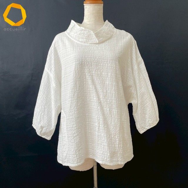 snc 群言堂 根々 コットンチュニック 白 トミグンゲンドウ 登美 群言堂