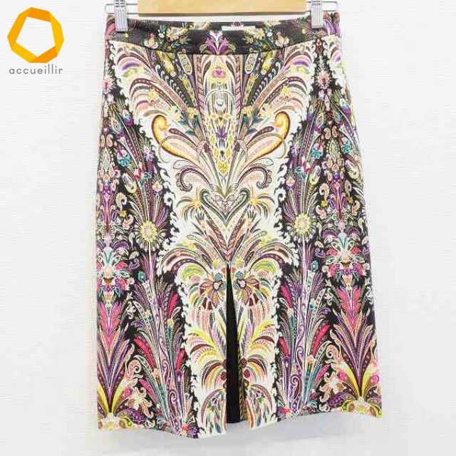 エトロ ETRO イタリア製 スカート 総柄 レディース a 959688