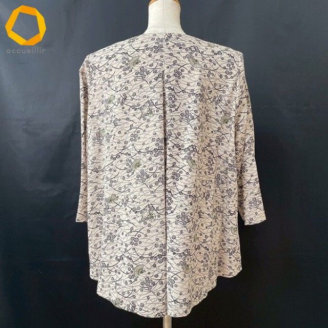 美品】詩仙堂　ヒトシタムラ　日本製　シセンドウ　上着　羽織り　アンサンブル 美品】詩仙堂 ヒトシタムラ 日本製 シセンドウ 上着 羽織り アンサンブル