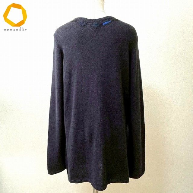wnc フォーティファイブアール 45R ニット・セーター 3 紺系 黒 青系 V