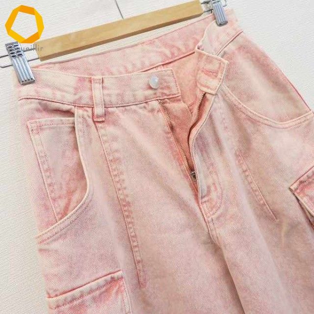 グレースクラス Grace Class デニム パンツ ジーンズ フリンジ ロゴ ボタン レディース x 989518