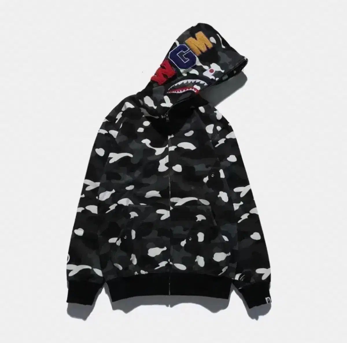 BAPE シャーク ブラック フーディー