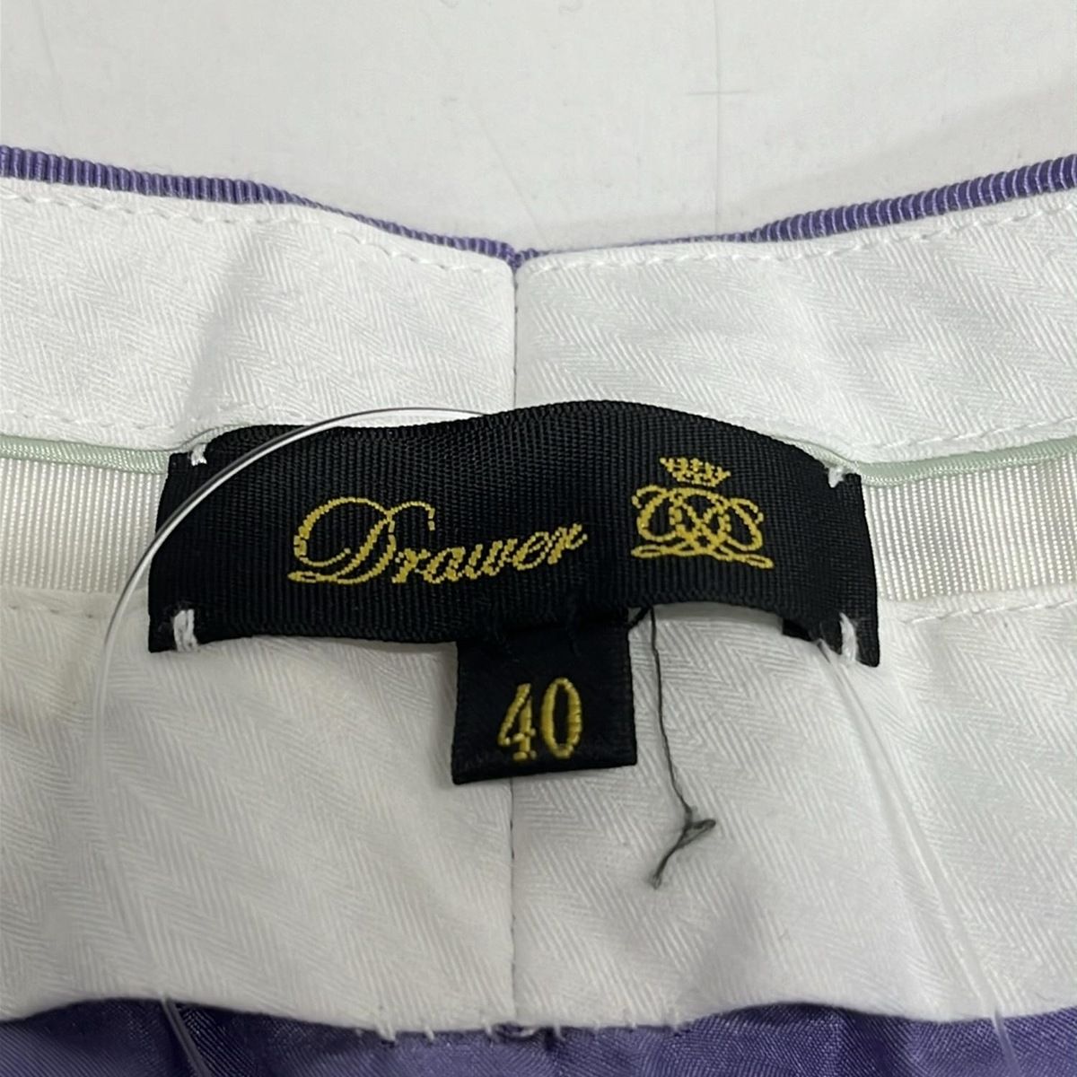 Drawer ドゥロワー パンツ サイズ40 M レディース ライトパープル フルレングス その他 パンツ