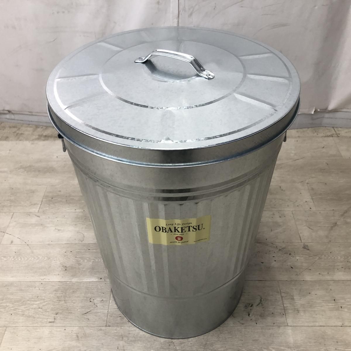 ♥ バケツ オバケツ フタ付 70 L シルバー M 相