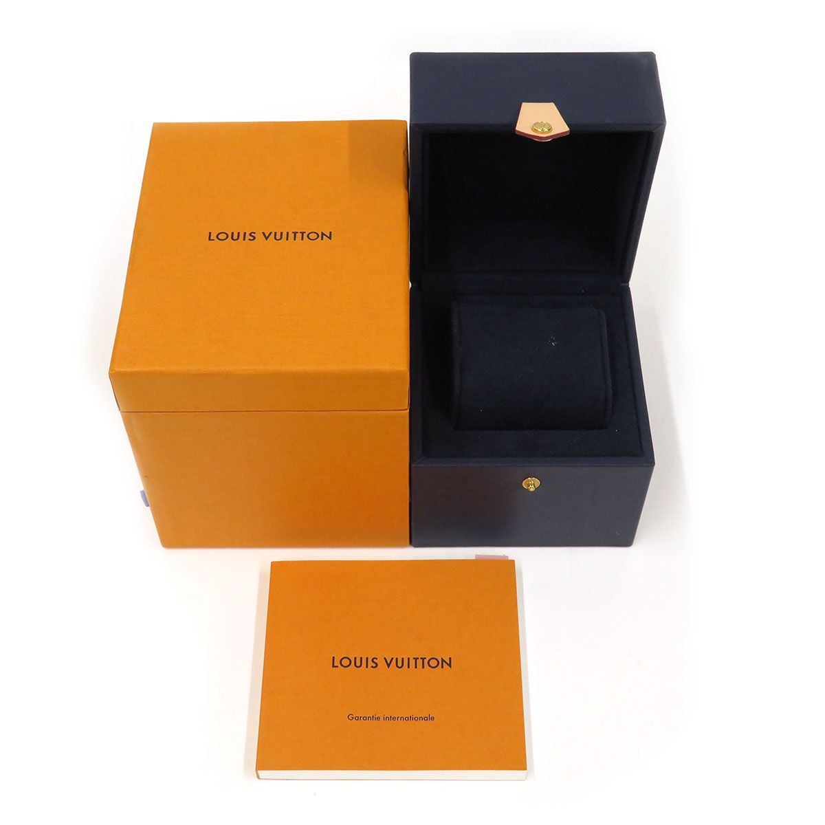  ルイヴィトン タンブール ムーンデュアルタイム MM QA 106 Z クオーツ ステンレススティール メンズ ボーイズ LOUIS VUITTON 時計 腕時計(クォーツ) 腕時計(アナログ)