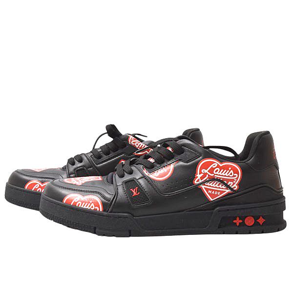 【専用】Louis Vuitton ×NIGO コラボスニーカー27センチ！7½ ルイヴィトン 靴 メンズ LVトレイナー スニーカー NIGOコラボ 7 1/2