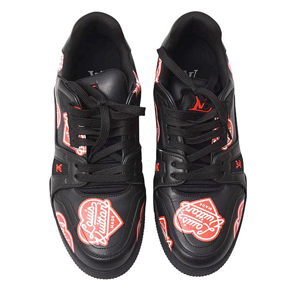 ルイヴィトン 靴 メンズ LVトレイナー スニーカー NIGOコラボ 7 1/2