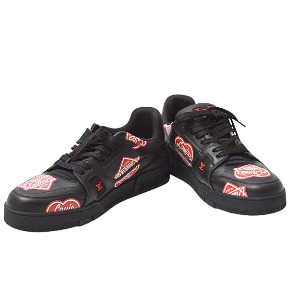 ルイヴィトン 靴 メンズ LVトレイナー スニーカー NIGOコラボ 7 1/2