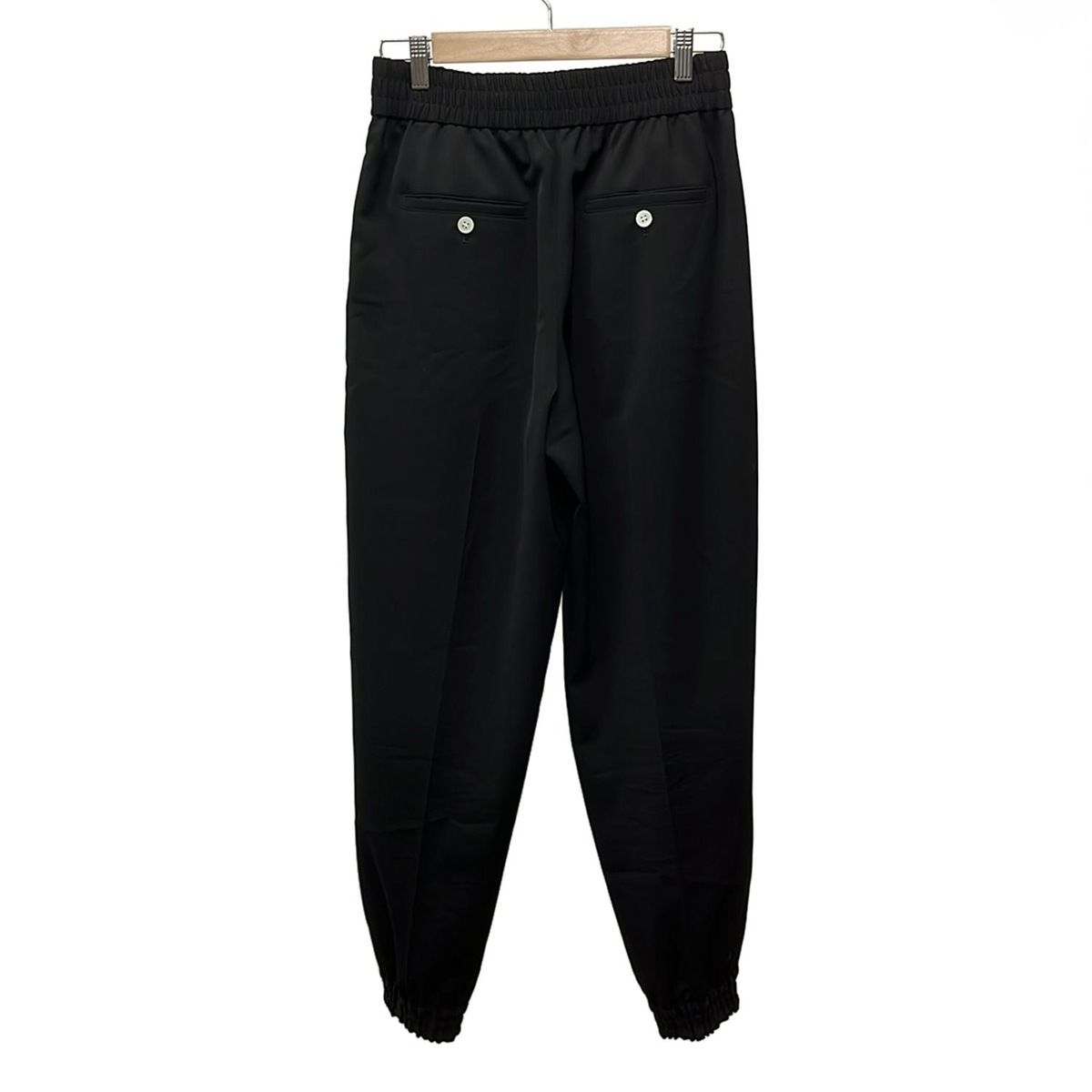 CYCLAS シクラス パンツ サイズ36 S レディース 黒 フルレングス ウエストゴム