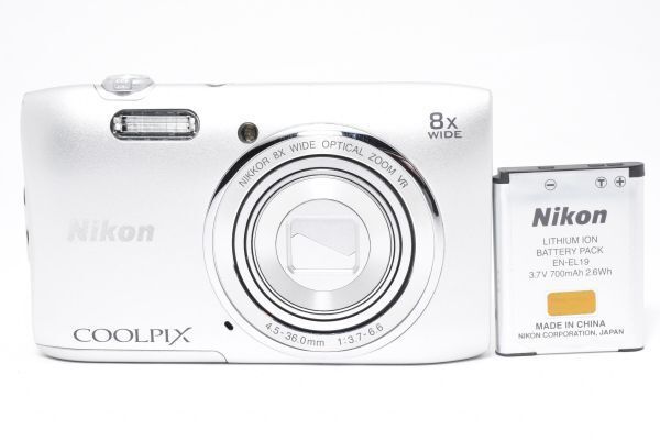 ☆極上品☆ NIKON ニコン COOLPIX S3600 コンパクトデジタルカメラ
