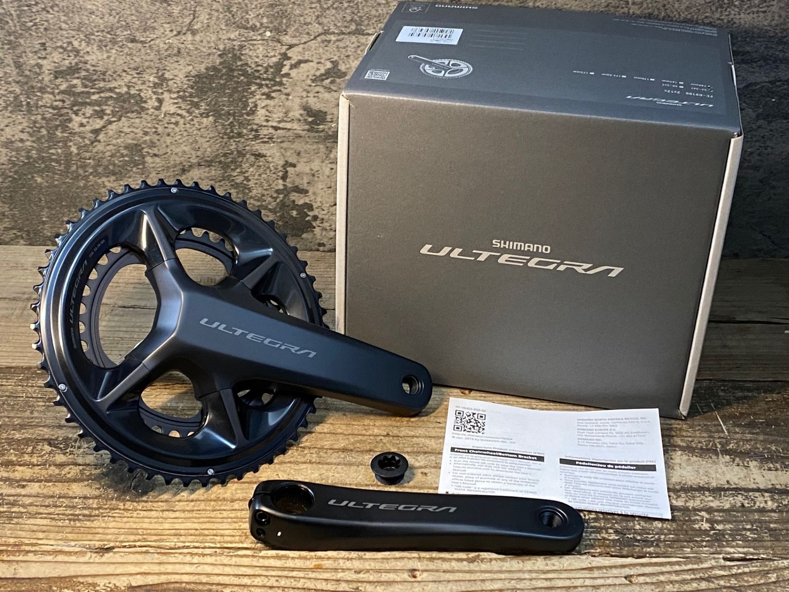 JR 376 シマノ SHIMANO ULTEGRA FC R 8100 クランクセット 52 36 T 160 mm