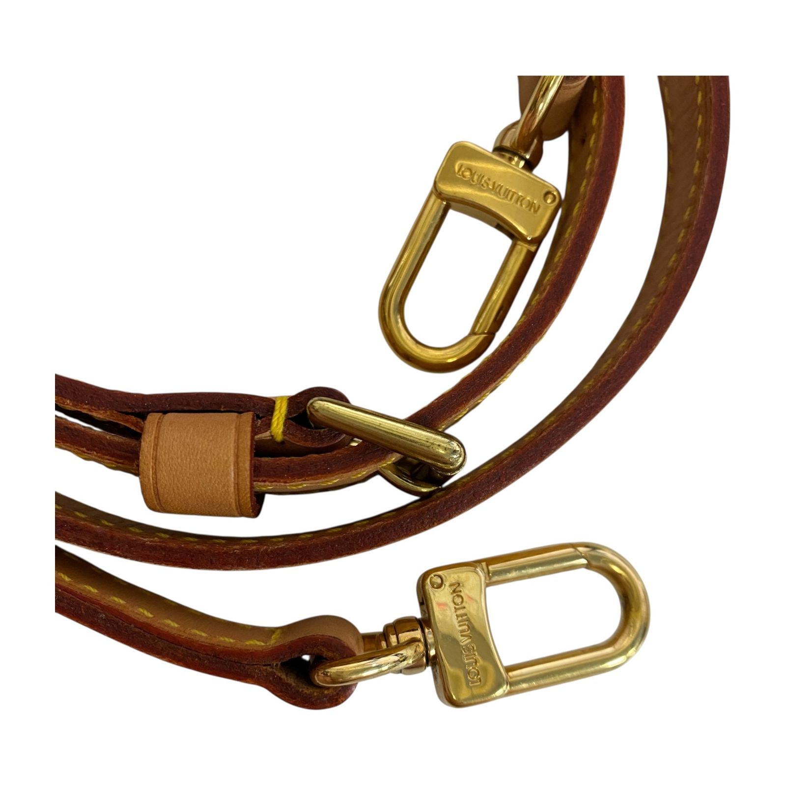 品 LOUIS VUITTON ルイ ヴィトン ショルダー ストラップ バッグ用 パーツ ブラウン 小物 本体のみ