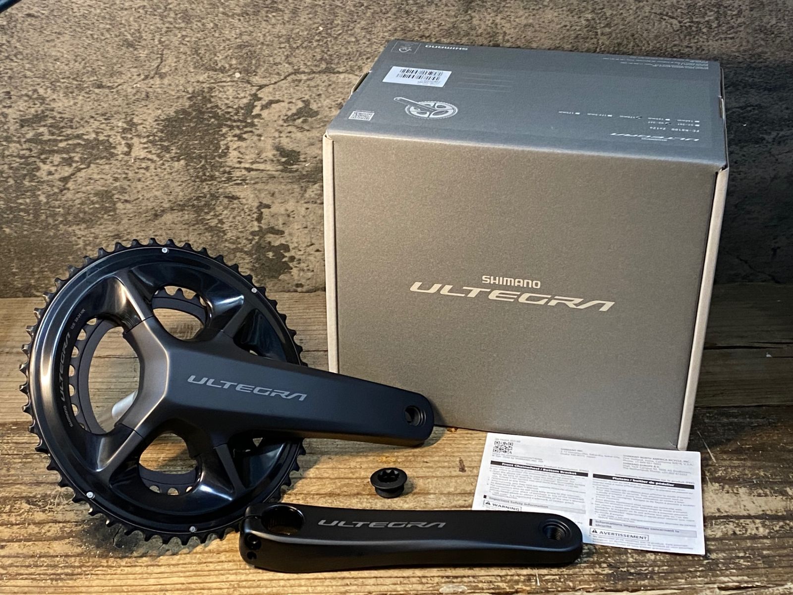 JR 375 シマノ SHIMANO ULTEGRA FC R 8100 クランクセット 50 34 T 170 mm